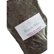 Palha de arroz carbonizada 6 litros/600 gramas