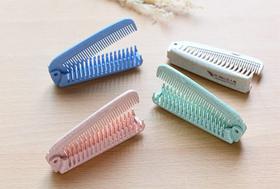 Palha de trigo portátil para cabelo e maquiagem Comb WOIWO, 4 peças