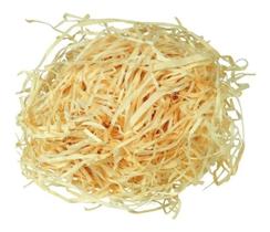 Palha decorativa natural para cestas e decorações pacote de palha 100 Gramas