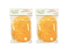 Palha Enfeite Decorativa Para Presente Cesta Pascoa 2 Pacote Palha Enfeite Decorativa Para Presente Cesta Pascoa 2 Pacote