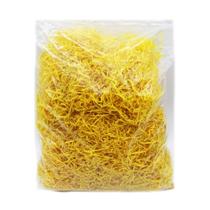 Palha Madeira Amarela P/ Cestas Presentes 120g