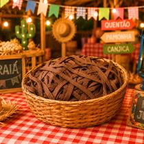 Palha TNT Decoração Marrom Aniversario Festa Cesta Temática