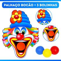 Palhaço Bocão Jogo Boca De Palhaço Festa Junina Painel Bocão Com 3 Bolinhas Decoração Palhaço Bocão Jogo Boca De Palhaço Festa Junina Painel Bocão Com 3 Bolinhas Decoração