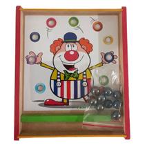Palhaço Equilibrista Bola de Gude Brinquedo Educativo