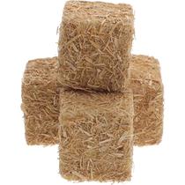 Palheiro empilhável decorativo em estilo outono Mini Bale STOBOK x4