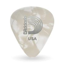 Palheta Celuloide Branca Perolada Pesada D'Addario 1CWP6-10