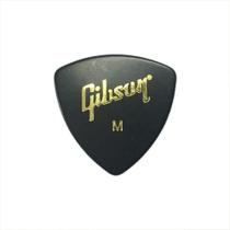 Palheta Celuloide Gibson Média Aprgg 73M Preta 12 Unidades