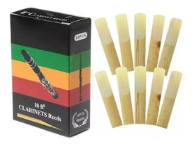 Palheta clarinete Riyin número 2 com 10 unidades