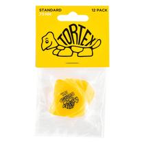 Palheta de guitarra Dunlop Tortex Standard 7,3 mm amarela, pacote com 12 - Jim Dunlop