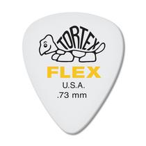 Palheta de guitarra Jim Dunlop Tortex Flex Standard 7,3 mm amarela, 72 unidades Palheta de guitarra Jim Dunlop Tortex Flex Standard 7,3 mm amarela, 72 unidades