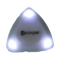 Palheta De Guitarra LED Luminosa Em Material ABS Com Três Opções De Cores: Branco, Verde E Roxo