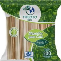 Palheta Descartavel Mexedor de Cafe Bambu PCT.C/500