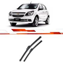 Palheta Dianteira Agile 2013 Montana 2013 Ate 2019 21/17 Polegadas 533/432 mm Com Trava Superior Adaptador 3C