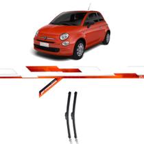 Palheta Dianteira Civic 2006 Ate 2011 27/24 Pol 686/610 mm Aeroflat Par Com Trava Superior Mtl1 Adaptador 3H