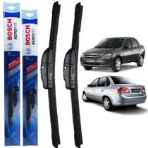Palheta Dianteira Corsa Classic 2003 2004 2005 2006 2007 2008 2009 a 2016 Jogo Limpador Parabrisa Bosch