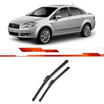 Palheta Dianteira Linea Punto Omega 208 2008 26/15 Pol 686/381 mm Com Trava Engate Frontal Mtl2 Adaptador 3D Aeroflat