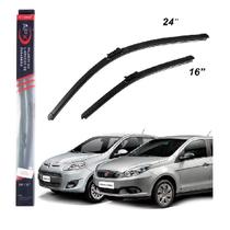 Palheta dianteira palio grand siena aircros c3 ds3, específica, 24px16p, o par apx2416p