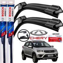 Palheta Dianteira Par Limpador de Parabrisa Para Brisa Original Bosch CHERY TIGGO 2 2018 2019 2020 2021 2022 2023 2024