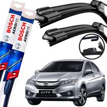 Palheta Dianteira Par Limpador de Parabrisa Para Brisa Original Bosch HONDA CITY 2015 2016 2017