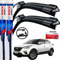 Palheta Dianteira Par Limpador de Parabrisa Para Brisa Original Bosch Hyundai.