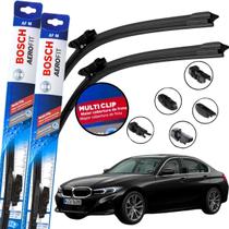 Palheta Dianteira Par Limpador de Parabrisa Para Brisa Original Bosch Multiclip BMW 320I 2013 14 15 16 17 18 2019 Palheta Dianteira Par Limpador de Parabrisa Para Brisa Original Bosch Multiclip BMW 320I 2013 14 15 16 17 18 2019