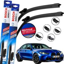 Palheta Dianteira Par Limpador de Parabrisa Para Brisa Original Bosch Multiclip BMW M3 2014 15 16 17 18 19 20 21 22 23 2024
