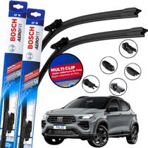 Palheta Dianteira Par Limpador de Parabrisa Para Brisa Original Bosch Multiclip FIAT PULSE 2022 2023 2024