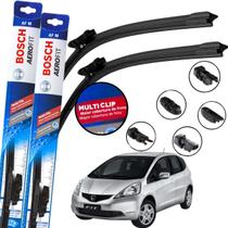 Palheta Dianteira Par Limpador de Parabrisa Para Brisa Original Bosch Multiclip HONDA FIT 2008 2009 2010 2011 2012 2013 2014