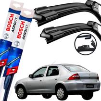 Palheta Dianteira Par Limpador de Parabrisa Para Brisa Original Bosch PRISMA 2007 08 09 10 11 2012