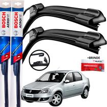 Palheta Dianteira Par Limpador de Parabrisa Para Brisa Original Bosch Renault LOGAN 2008 09 10 11 2012