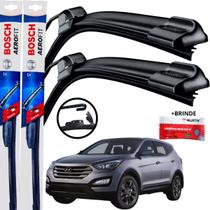 Palheta Dianteira Par Limpador de Parabrisa Para Brisa Original Bosch Santa Fe 2008 2009 2010 2011 2012 2013