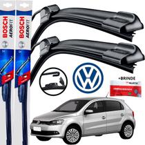 Palheta Dianteira Par Limpador de Parabrisa Para Brisa Original Bosch Saveiro G6 2014 15 16 17 18 19 20 21 22 23 2024