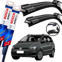 Palheta Dianteira Par Limpador de Parabrisa Para Brisa Original Bosch SpaceFox 2006 07 08 09 10 11 2012 Palheta Dianteira Par Limpador de Parabrisa Para Brisa Original Bosch SpaceFox 2006 07 08 09 10 11 2012