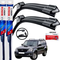 Palheta Dianteira Par Limpador de Parabrisa Para Brisa Original Bosch TERRACAN 2001 02 03 04 05 2006 Palheta Dianteira Par Limpador de Parabrisa Para Brisa Original Bosch TERRACAN 2001 02 03 04 05 2006