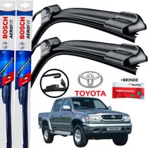 Palheta Dianteira Par Limpador de Parabrisa Para Brisa Original Bosch Toyota Hilux 1995 96 97 98 99 00 01 02 03 04 2005 Palheta Dianteira Par Limpador de Parabrisa Para Brisa Original Bosch Toyota Hilux 1995 96 97 98 99 00 01 02 03 04 2005