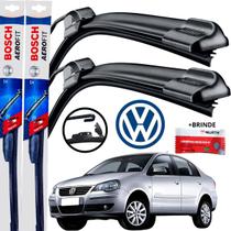 Palheta Dianteira Par Limpador de Parabrisa Para Brisa Original Bosch Volkswagen Polo Palheta Dianteira Par Limpador de Parabrisa Para Brisa Original Bosch Volkswagen Polo