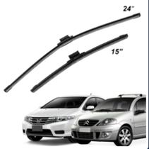 Palheta dianteira slim 24/15" honda city 10/ citroen c3 11/13 aircross 11/ especifica fixacao tl1