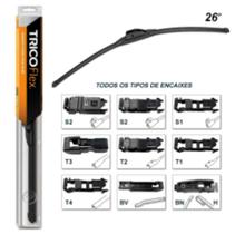 Palheta dianteira slim 26" universal (aplicavel todos os tipos de bracos) multiconexao trico 22260 Palheta dianteira slim 26" universal (aplicavel todos os tipos de bracos) multiconexao trico 22260