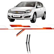 Palheta Dianteira Vectra Gt Gtx Sedan 2007 Ate 2010 Trava Lateral Msl1 Adaptador 3B 22/18 Polegadas 559/457 mm
