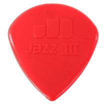Palheta Dunlop Jazz 3 Vermelha Guitarra