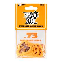 Palheta Ernie Ball Everlast 0.73mm Laranja PCT C/12 P9190