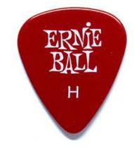 Palheta Ernie Ball Heavy Vermelha Kit c/ 3 unidades