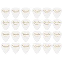 Palheta Fender Heavy Celuloide Classic 351 Shape White Cell Quantidade:24 Pçs