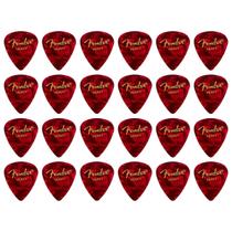 Palheta Fender Heavy Celuloide Premium 351 Shape Red Pearl Quantidade:24 Pçs