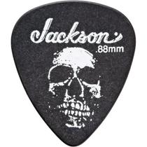 Palheta Fender Jackson Black Sick Skull 0,88mm Jazz Kit c/ 3 unidades