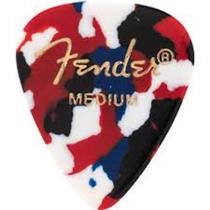 Palheta Fender Shape Classic Medium Confetti Kit c/ 3 unidades