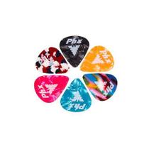 Palheta Fina Importada (0,46mm) Shell C/10 Cores Sortidas Phoenix