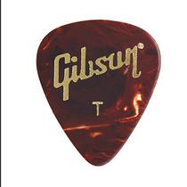 Palheta Gibson Celuloide Tortoise Fina Aprt12 74T Thin 12