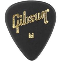 Palheta Gibson Media Preta Kit c/ 3 unidades