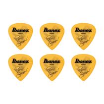 Palheta Ibanez Paul Gilbert Signature Amarela 1.0mm Pack Com 6 B1000PG-YE Palheta Ibanez Paul Gilbert Signature Amarela 1.0mm Pack Com 6 B1000PG-YE